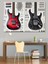 Renkli Müzik ve Gitar Temalı Dekoratif Kanvas Tablo, Ahşap ve Mdf. 4