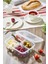 4 Bölmeli Buzdolabı Saklama Kabı, 250ML x 4, Beyaz, Sebze ve Et Saklama Seti 4