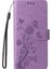 IPhone 7 Için Flip Case Artı/8 Artı Kart Yuvaları Çiçek Deri Flip (Yurt Dışından) 3