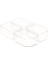 Beyaz 3 Bölmeli Dikdörtgen Saklama Kabı, Pratik ve Şık Mutfak Çözümü 2