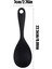 Siyah 22 cm Ultra Sert Uçlu Silikon Pilav Kaşığı, Yüksek Isı ve Yapışmaz Özellikli 3