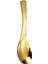 14 cm Altın Kaplama Çelik Tatlı ve Kahvaltılık Gevrek Kaşığı 1
