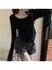 Siyah Basic Uzun Kollu Crop 2