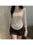 Beyaz Basic Uzun Kollu Crop 2