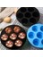 7 Bölmeli Silikon Muffin ve Kek Kalıbı, Gri, Sağlıklı Pişirme Için Mükemmel 2