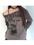 Füme The Most Loneliest Day Of My Life Uzun Kollu Fulll Body Y2K Kısa Kollu Crop 2