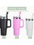 1 Adet Stanley 40 Oz Tumb. Termos Için Parıltılı Pipet ve Pipet Kapağı Tıpası, 30,5cm BOY/10MM Çap 3