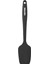 Isıya Dayanıklı, Yapışmaz Silikon Spatula ve Kaşık 2'li Set, Büyük ve Şık Siyah Renk 4