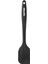 Isıya Dayanıklı, Yapışmaz Silikon Spatula ve Kaşık 2'li Set, Büyük ve Şık Siyah Renk 5