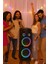 Kamp – Parti – Karaoke Için Dev Speaker | 3000W LED Işıklı Bluetooth Hoparlör | 2 Mikrofonlu 3