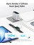 Laptop Şarj Cihazı (140W, 4 Port, PD 3.1) ve 240W USB-C – USB-C Kablosu (1.5 m) - Açık Gri - B2697 (Anker Türkiye Garantili) 2