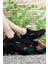 Siyah Sneaker 0012072 Unisex Düz Topuklu Tekstil Malzeme Ortopedik Tabanlı 6