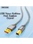 1.20 -Metre Usb-A To Usb-B 2.0 Yazıcı Kablosu Ce Lisanslı Hasır Örgülü Sağlam Kablo 1