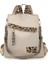 Leopar Baskı Şık Çok Fonksiyonlu Lüks Lüks Backpack Kadınlar Rahat Püsküller Büyük Kapasite Sırt Çantası Önleyici Hırsızlık Tasarımcısı Naylon Bagcolor: Khaki (Yurt Dışından) 1
