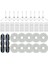 Zemin 3 Istasyonlu Robot Süpürge Yedek Parça Aksesuarları Ana Yan Fırça Paspas Bezi (Yurt Dışından) 1