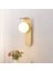 Minimalist Komodin Duvar Lambası, Iskandinav Tarzı Demir Lamba LED Duvar Lambası Mutfak, Yemek Odası, Koridor Için Ahşap Rengi (Yurt Dışından) 3