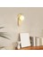 Minimalist Komodin Duvar Lambası, Iskandinav Tarzı Demir Lamba LED Duvar Lambası Mutfak, Yemek Odası, Koridor Için Ahşap Rengi (Yurt Dışından) 5