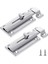 2 Adet Paslanmaz Çelik Sürgülü Cıvata Mandalı, Vidalı Banyo Kabini Kapı Mandalı, Iç Kapı Kabini Donanımı Için Sürgülü Kilitler (Yurt Dışından) 1