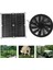 Güneş Paneli Fan Kiti 10 Inç 100 W Su Geçirmez Güneş Paneli Yuvarlak Havalandırma Kasası Egzoz Fanı Tavuk Kümesi Sera Kulübesi Için (Yurt Dışından) 3
