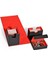 Kart Destesi Kutusu, Flip Zar Tepsili Premium Kart Kutusu, Spor Oyun Kartları Için Kart Destesi Saklama Kutusu Siyah+Kırmızı (Yurt Dışından) 3