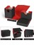 Kart Destesi Kutusu, Flip Zar Tepsili Premium Kart Kutusu, Spor Oyun Kartları Için Kart Destesi Saklama Kutusu Siyah+Kırmızı (Yurt Dışından) 4