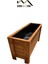 Ahşap Dekoratif Dış Mekan Saksı 30x100x50 5