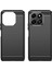 Honor X6B 4g Kılıf Karbon Fiber Doku Tpu Fırçalanmış Telefon Kılıfı-Siyah (Yurt Dışından) 2