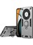 Honor X9B 5g Kılıf Halka Tutucu Kickstand Pc+Tpu Telefon Kılıfı-Gri (Yurt Dışından) 1
