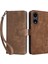 Honor X5 Plus/play 40C 5g Kılıf Kitap Stili Rfıd Engelleme Cüzdan Telefon Kılıfı Kayışlı-Kahverengi (Yurt Dışından) 1