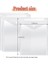 40 Paket Damga ve Kalıp Saklama Cepleri, Yeniden Kullanılabilir Zarflar, Su Geçirmez Çıkartma Düzenleyici Fiş Tutucu (7 Inç x 9,4 Inç) (Yurt Dışından) 3