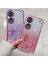 Kadem For Honor 70 Pro 5g Glitter Powder Esnek Tpu Cep Telefonu Kılıfı Çiçek Desen Dekoru Yapay Elmas Tasarım Cep Telefonu Kılıfı-Gül Altın (Yurt Dışından) 5