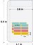 A6 Klasör Cepleri 12 Adet Fermuarsız Zarflar Bütçeleme Için, 6 Delikli Fermuarsız Klasör Keseleri A6 6 Halka Klasör Için Zarf (Yurt Dışından) 2