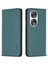 Bınfen Color BF18 For Honor 90 Deri Kapak Kart Tutucu Stand Düşme Korumalı Telefon Kılıfı-Yeşil (Yurt Dışından) 1