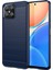 Honor X8 4g 4g Tpu Telefon Kılıfı Karbon Fiber Doku Fırçalanmış Darbeye Dayanıklı Kılıf Aşınmaya Dayanıklı Telefon Kılıfı-Mavi (Yurt Dışından) 1