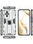 Honor 200 5g Kılıf Pc+Tpu Darbeye Dayanıklı Telefon Kılıfı Kickstand Ile-Gümüş (Yurt Dışından) 4