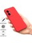 Honor 100 5g Darbeye Dayanıklı Sıvı Silikon Cep Telefonu Kılıfı-Kırmızı (Yurt Dışından) 3