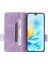 Honor 200 Lite Kılıf Deri Cüzdan Kapaklı Telefon Kılıfı Donanım Dekorlu-Mor (Yurt Dışından) 2
