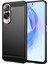 Honor 90 Lite 5G/X50I 5g Için Esnek Tpu Karbon Fiber Telefon Kılıfı, Kaymaz Fırçalanmış Yüzey Arka Kapak-Siyah (Yurt Dışından) 1