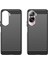 Honor 90 Lite 5G/X50I 5g Için Esnek Tpu Karbon Fiber Telefon Kılıfı, Kaymaz Fırçalanmış Yüzey Arka Kapak-Siyah (Yurt Dışından) 3