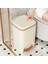 Oturma Odası Yatak Odası Banyo Su Geçirmez Çöp Kovası Ayak Pedallı Çöp Kovası Büyük Kapasiteli Ev Mutfak Işık A (Yurt Dışından) 5