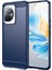 Honor 100 5g Fırçalanmış Telefon Kılıfı Çizilmez Yumuşak Tpu Kapak-Mavi (Yurt Dışından) 1