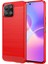 Tpu Telefon Kılıfı Honor X30I Düşmeye Karşı Dayanıklı Darbeye Dayanıklı Kılıf Karbon Fiber Doku Fırçalanmış Telefon Kılıfı-Kırmızı (Yurt Dışından) 1