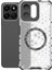 Honor Play 60 Plus 5g Kılıfı Magsafe Honeycomb Tasarım Tpu+Pc Telefon Kılıfı ile Uyumlu-Şeffaf (Yurt Dışından) 1