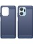 Honor X7A 5g Yumuşak Tpu Telefon Kılıfı Fırçalanmış Karbon Fiber Doku Koruyucu Telefon Kılıfı-Mavi (Yurt Dışından) 3