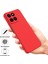 Honor X6B 5g/play 60 Plus 5g Sıvı Silikon Kılıf Telefon Arka Kapağı El Kayışı Ile-Kırmızı (Yurt Dışından) 2