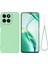 Honor X6B 5g/play 60 Plus 5g Sıvı Silikon Kılıf Telefon Arka Kapağı El Kayışı Ile-Yeşil (Yurt Dışından) 1