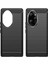 Honor 100 Pro 5g Kılıf Karbon Fiber Fırçalanmış Tpu Telefon Kılıfı-Siyah (Yurt Dışından) 3