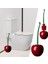 3 Adet Kiraz Tuvalet Fırçası Banyo Fırçası Temizleyici Tuvalet Fırçası ve Tutucu Seti Uzun Saplı Banyo Mutfak Için (Yurt Dışından) 3