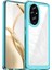 Honor 200 5g Şeffaf Arka Kılıf Darbeye Dayanıklı Tpu+Akrilik Telefon Kılıfı-Şeffaf Mavi (Yurt Dışından) 1