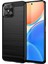Honor X8 4g 4g Tpu Telefon Kılıfı Karbon Fiber Doku Fırçalanmış Darbeye Dayanıklı Kılıf Aşınmaya Dayanıklı Telefon Kılıfı-Siyah (Yurt Dışından) 1